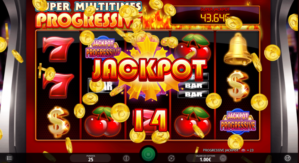 Qui vediamo come funziona in caso di Jackpot alla slot machine online e tradizionale.