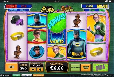I simboli della Batman and the Riddler Riches slot machine.