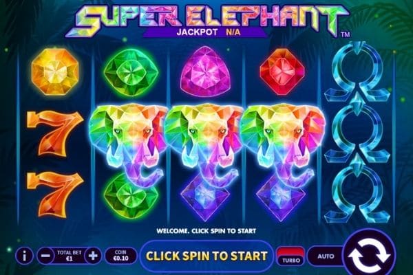I simboli della Super Elephant slot machine.