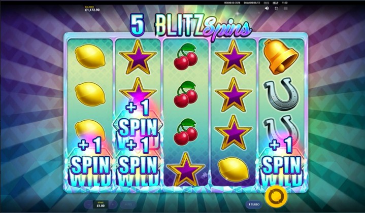 Le caratteristiche della slot machine Diamond Blitz di Red Tiger Gaming.