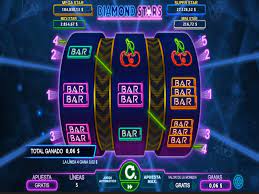 La grafica di Diamond Stars slot machine online di Stars Group.