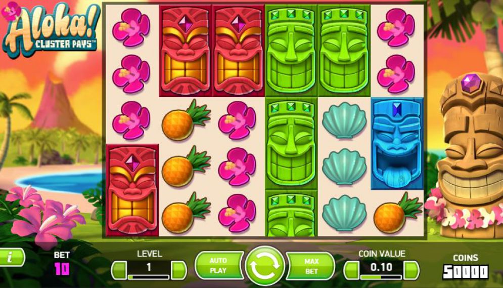 I simboli di Aloha slot machine.