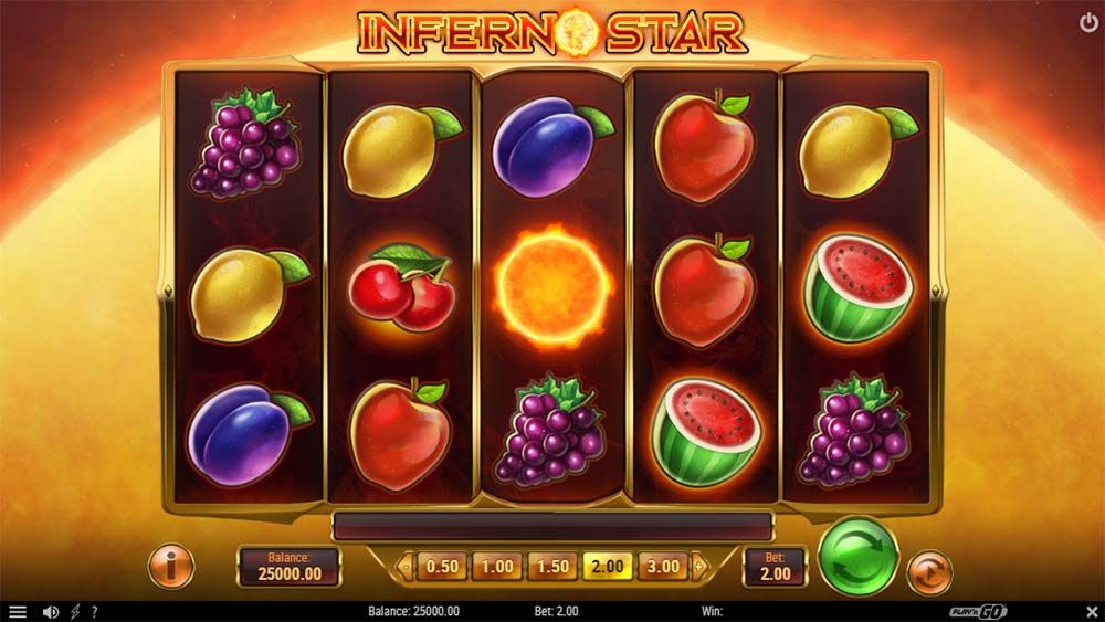 I simboli di Inferno Star slot machine di Play'n Go.