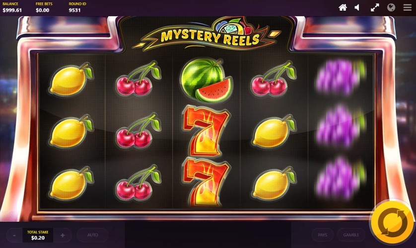 I simboli di Mystery Reels slot.