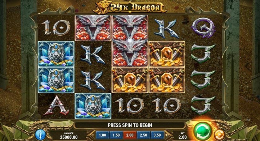 I simboli di 24K Dragon slot machine.