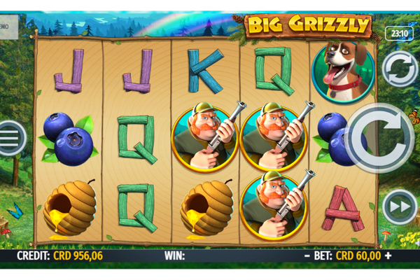 I simboli di Big Grizzly slot machine.