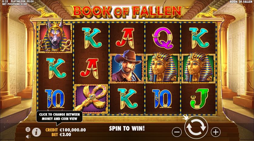 I simboli di Book of the Fallen slot machine.