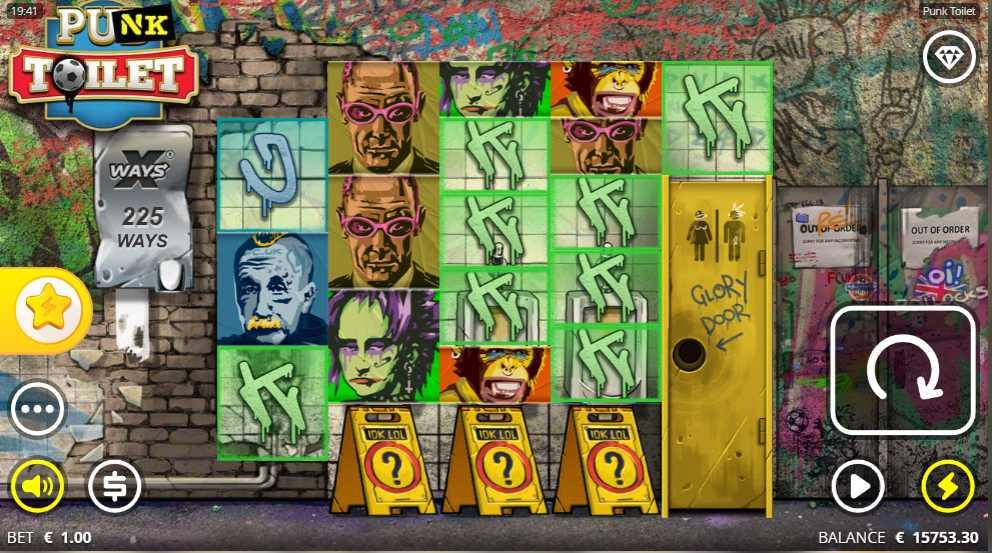 Simboli di Punk Toilet slot machine di Nolimit City.