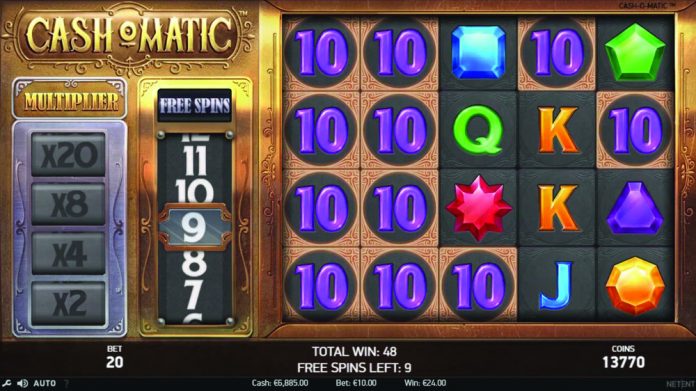 Simboli di Cash-O-Matic slot machine.
