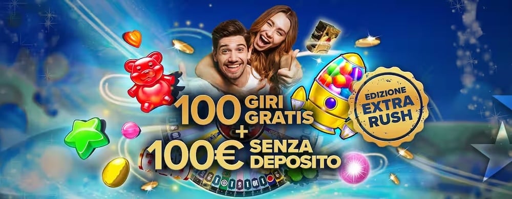 100 giri gratis offerti come bonus senza deposito su StarVegas: scopri di più!