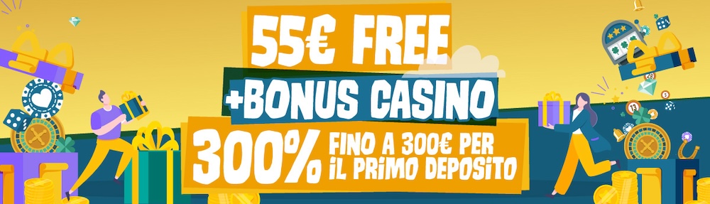 Scopri che cosa offre BIG Casino ai nuovi iscritti: 300% fino a 300€ di bonus benvenuto.