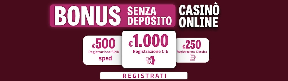 Scopri su ProCasino il Betflag Casino bonus senza deposito con registrazione CIE.