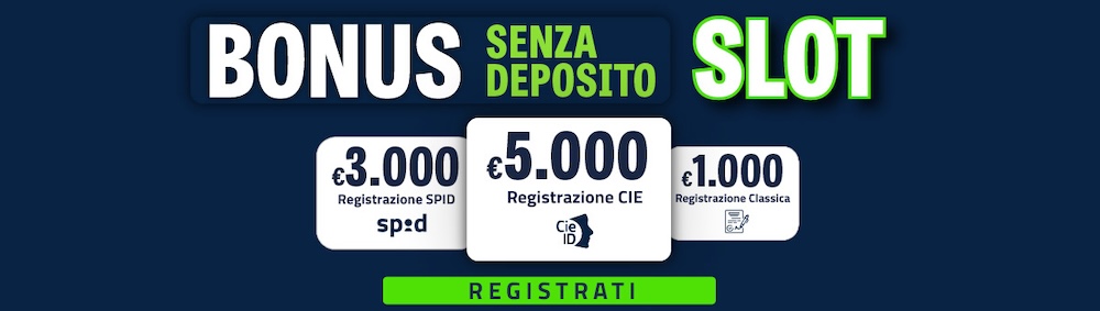 Scopri su ProCasino il Betflag bonus senza deposito Slot con registrazione CIE.