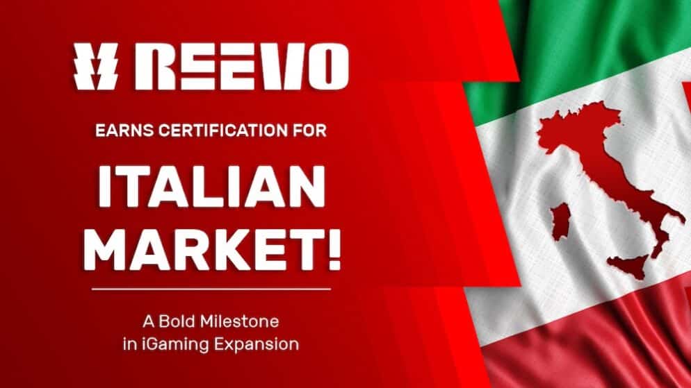 REEVO certificato per il mercato italiano dei giochi a distanza