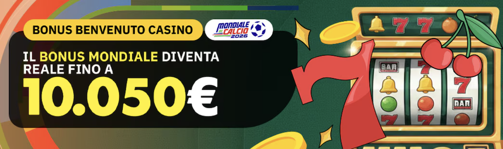 Scopri gli ultimi aggiornamenti sul Lottomatica bonus benvenuto casino 2026