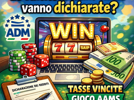 Sai come si dichiarano le vincite da casinò online in Italia?