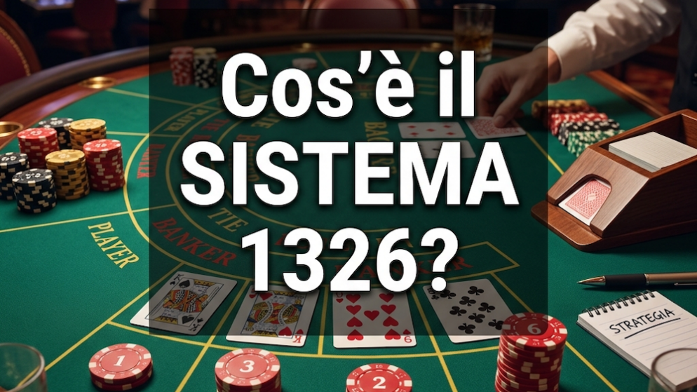 Sistema 1326, Come usare la matematica per vincere al baccarat