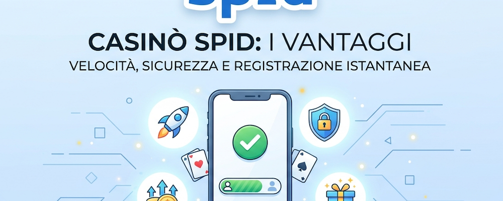 5 vantaggi dei Casino online SPID che bisogna conoscere